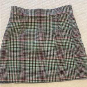 Sandro Green and Brown A-Line Mini Skirt for Casual Wear